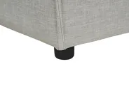 Modular Corner Sofa 2 Seater ARDAL with Ottoman Fabric Light Grey Left Hand_949561