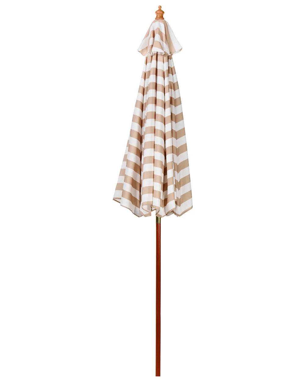 Ombrellone da esterno 260 cm FERENTILLO Beige/Bianco_735602