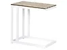 Garden Side Table MESSINA 60 cm 35 cm White