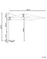Függő bordó napernyő ⌀ 250 cm MONZA_700292