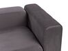 2 Seater Modular Velvet Sofa Dark Grey FALSTERBO_919321