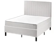 Divan Bed Fabric COUNTESS 120 x 200 cm (EU Small Double) Light Grey_1054519