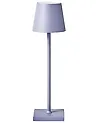 Wireless LED Table Lamp BACEIRO Metal Light Violet
