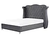 Bed Velvet AYETTE 160 x 200 cm (EU King Size) Grey