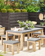 Garden Chair OSTUNI Concrete Grey_804875
