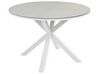 Tuintafel keramiek/aluminium wit ⌀ 120 cm MALETTO_922913