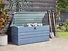 Storage Box CEBROSA 132 cm 62 cm Metal Blue