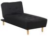 Chaise longue tessuto nero ALSTEN_922034