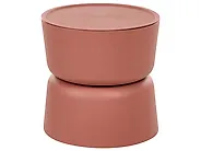 Set of 2 Side Tables ATACAMA 32/40 cm 32/40 cm Teal Orange_1172213