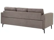 Set da salotto 6 posti LOUSTO Tessuto Marrone_1044042