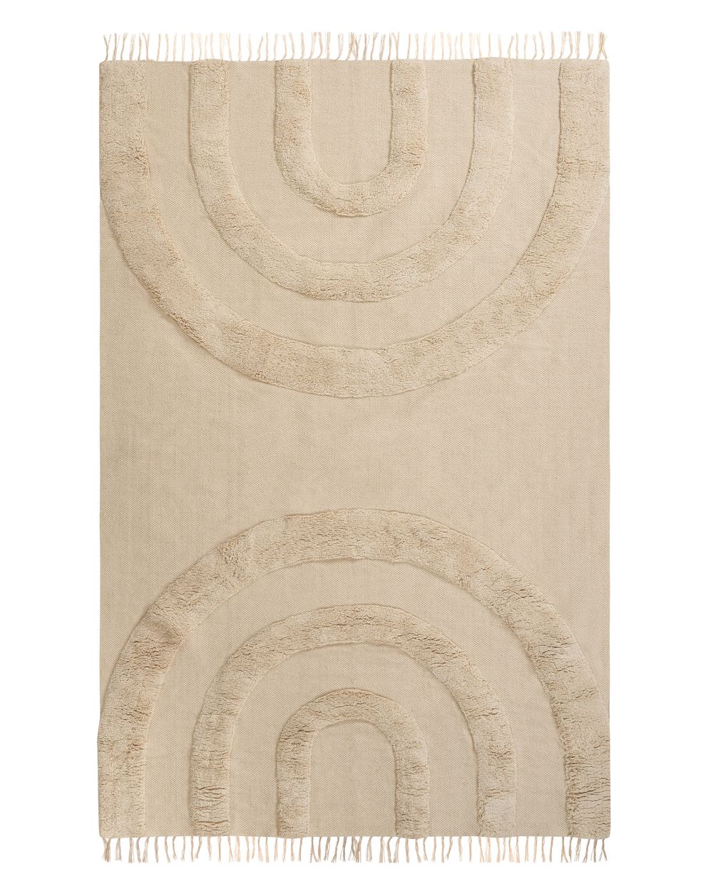 Børnetæppe NAKO  Beige 140 x 200 cm Bomuld