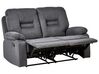 Fabric Manual Recliner Living Room Set Grey BERGEN II_934080