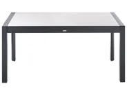 Extending Garden Dining Table BINASCO 160/220 cm 90 cm Beige_1044755