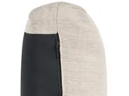 Sofa 3 Seater LUVOS Fabric Light Beige_885550