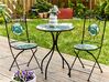 Metal Garden Bistro Set Black COZZANA_930740