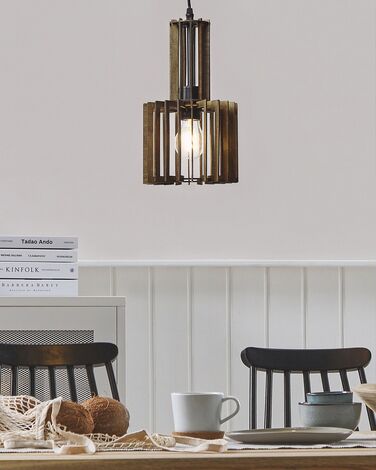 Pendant Lamp Dark Wood NIARI