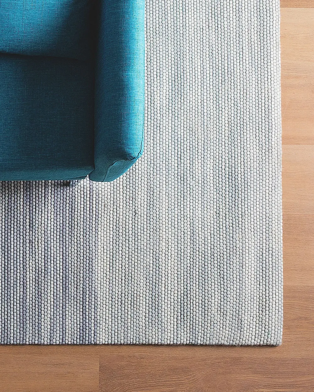 Rug KAPAKLI Grey 140 x 200 cm Wool_1182467