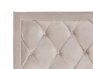 Bett mit Schubladen LIEVIN Samtstoff Beige 160 x 200 cm_858039