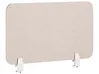 Desk Screen WALLY 72 x 40 cm Beige