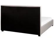 Bett mit Schubladen LA ROCHELLE Stoff Hellgrau 160 x 200 cm_744887