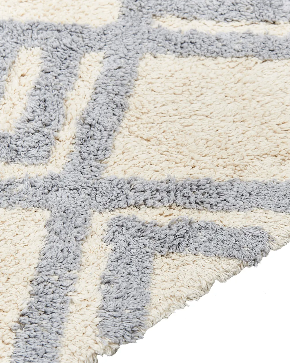 Tappeto NEVSEHIR Beige 140 x 200 cm Cotone_839407