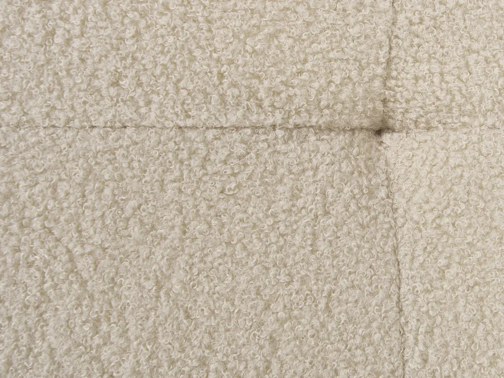 Bett mit Lattenrost Bouclé SOULISSE 120 x 200 cm Beige_1129781