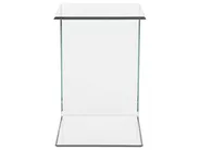 Side Table LOURDES Tempered Glass Transparent_751303