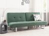 Zöld kárpitozott kanapéágy DUBLIN_923325