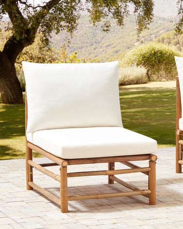 Bamboo Garden 1-Seat Section Off-White CERRETO