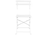Bistro Set Folding FIORI Metal White_920566