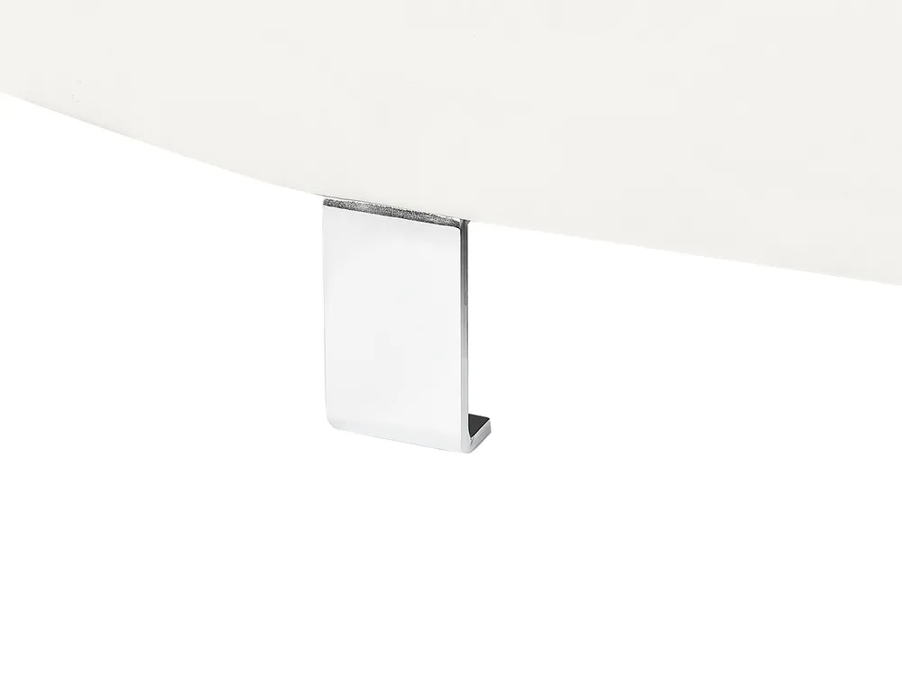 Divano angolare 5 posti NORREA Pelle sintetica Bianco Lato Sinistro_718309