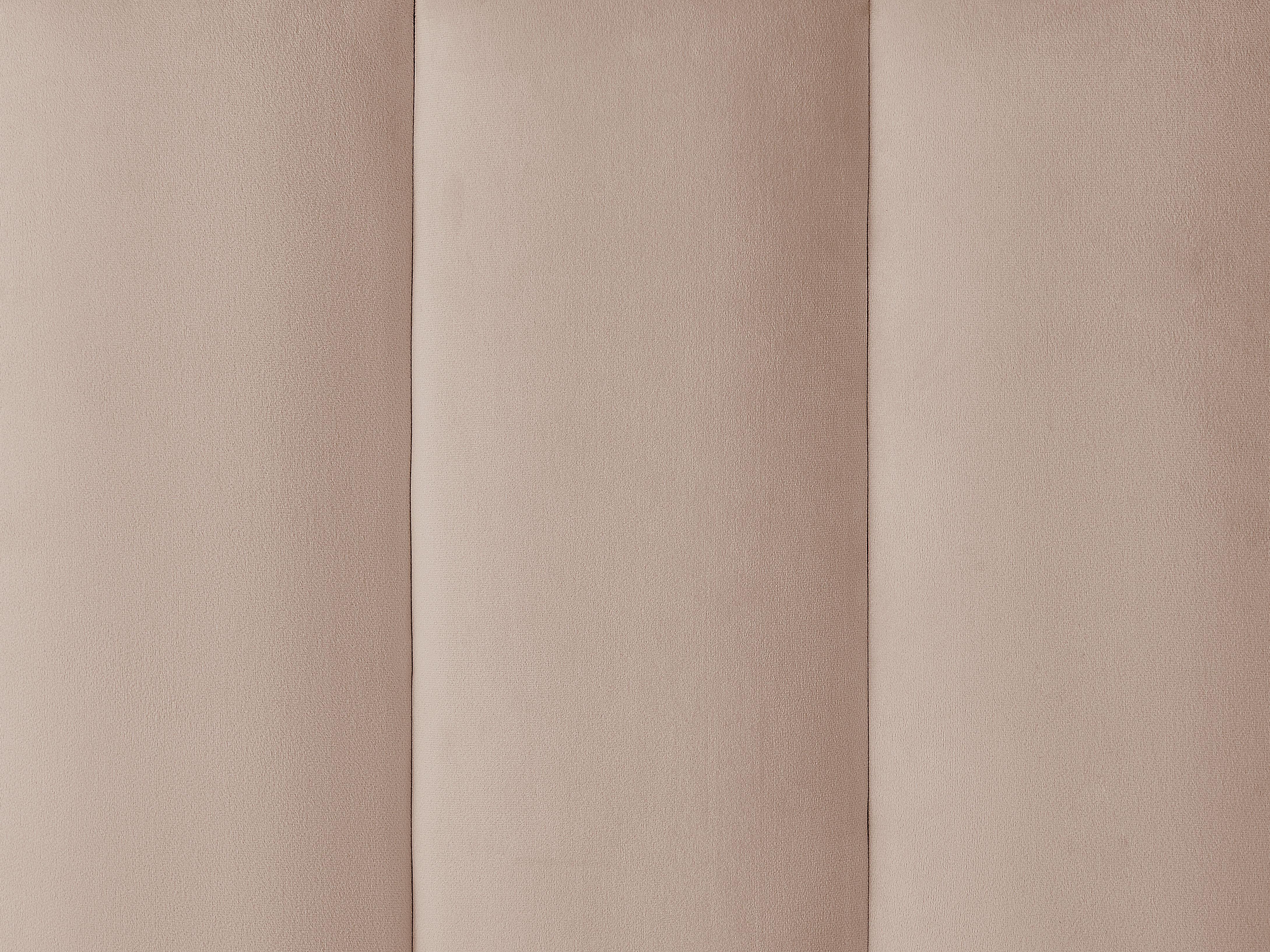 Bett mit Lattenrost Samtstoff MIRIBEL 180 x 200 cm Taupe_870598