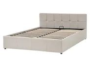 Bett mit Stauraum LAURESSES Stoff Taupe 140 x 200 cm_1153553