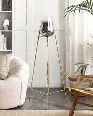 Floor Lamp MENA Metal Gold_842633
