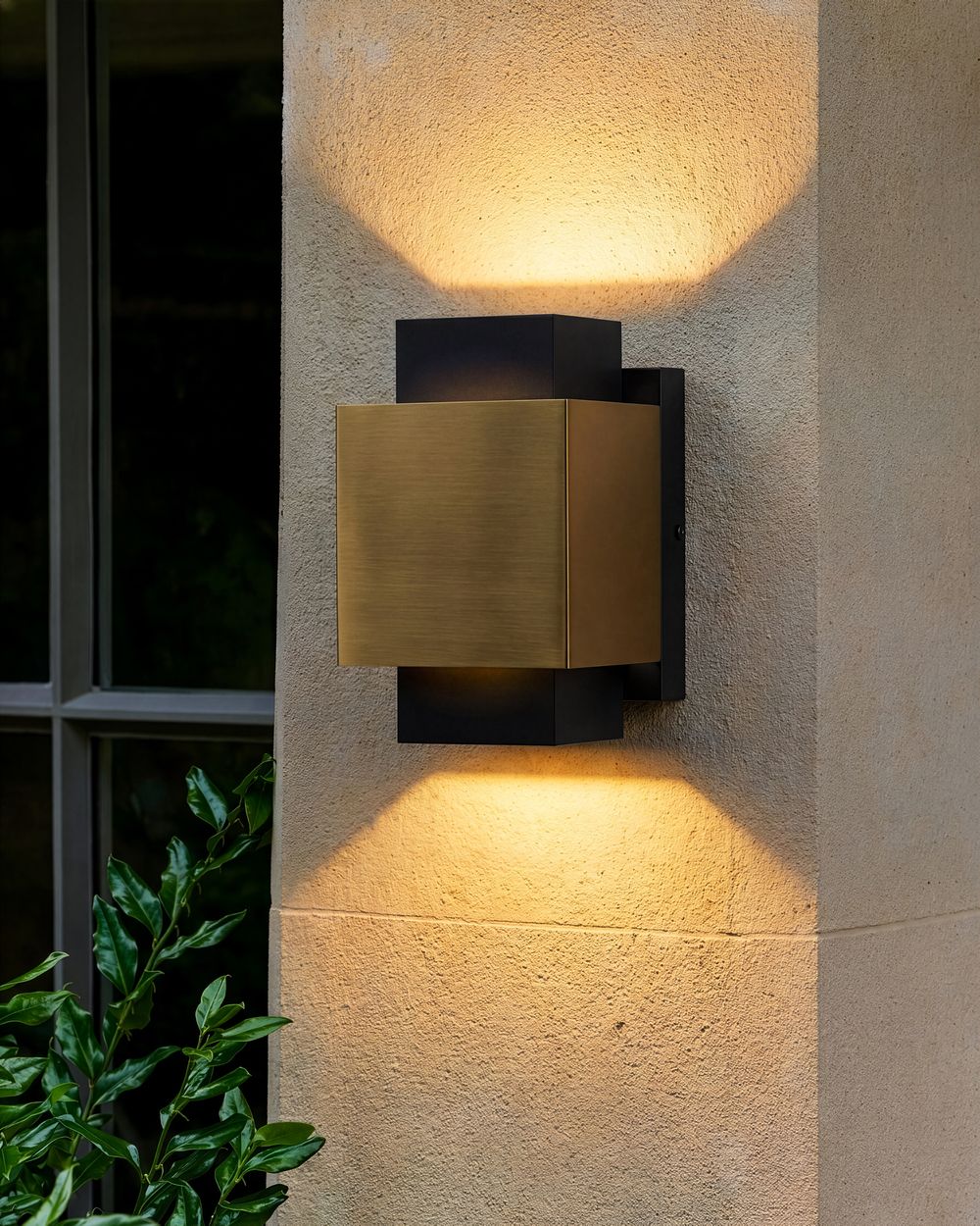 Aplică cu LED de exterior TIMOK Alamă