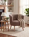 Armchair ODENZEN Boucle Brown