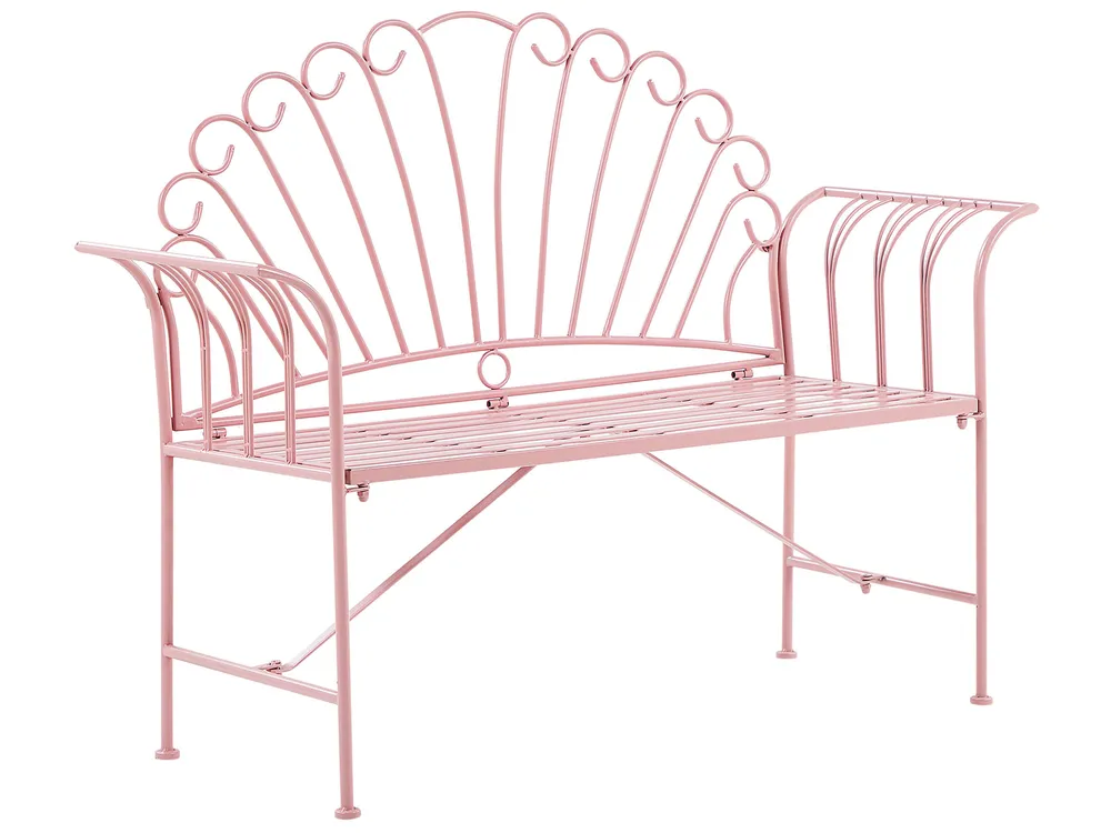 Bistro Set CAVINIA Metal Pink_774646
