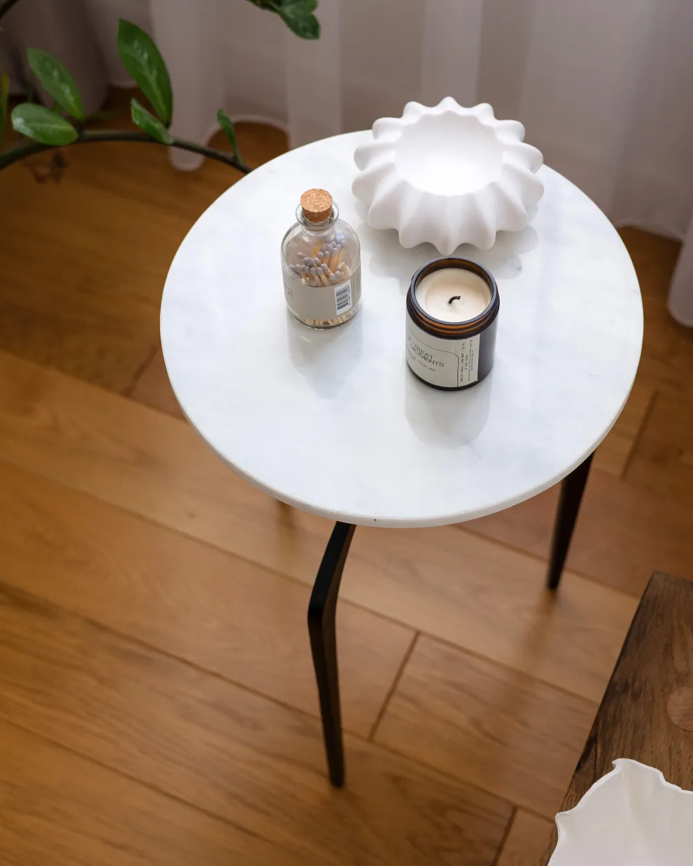 Moderne Beistelltische In Cremeweiß – 34,8 Cm Breit, 52,8 Cm Hoch, Platzsparend & Stylisch