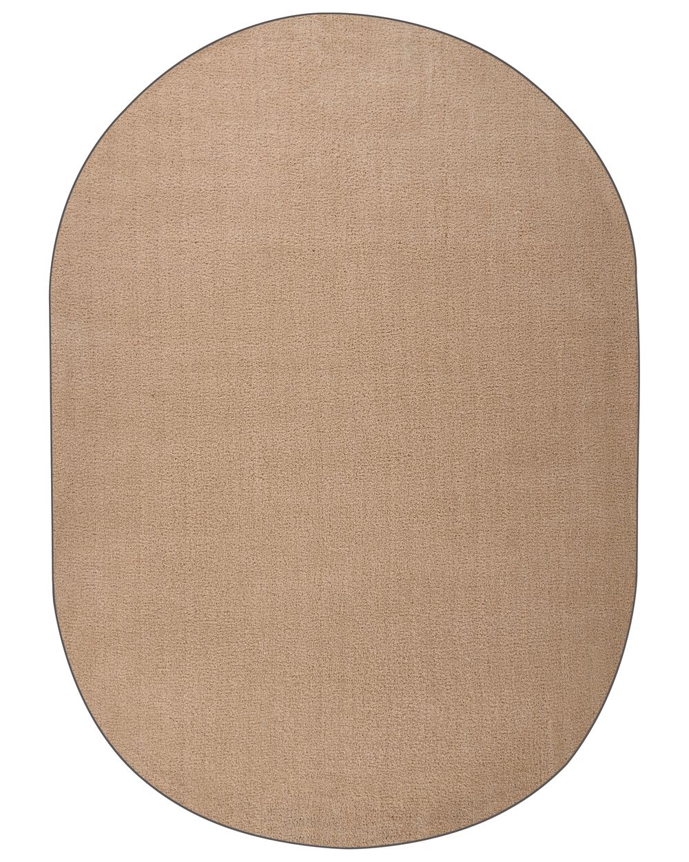 Shaggy Rug DEMRE Sand Beige 160 x 230 cm