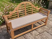 Bench Seat Pad Cushion MARLBORO 151 x 46 cm Beige_1119020