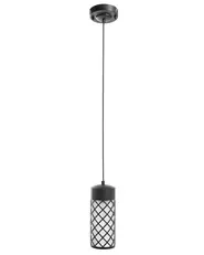 Set di 2 lampade a sospensione da esterno RASKA Metallo Nero_1108185