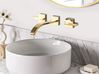Wall Mounted Basin Mixer Tap BERRACO Brass Gold