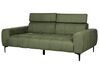 3 Seater Fabric Sofa Green VEGAMO_924830