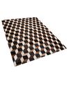 Cowhide Area Rug 160 x 230 cm Brown ALPKOY_742780