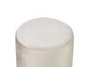 Velvet Pouffe Light Beige LOVETT_914671