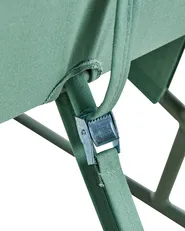 Krzesło ogrodowe z poduszką PONTE Metal Zielony_1013904
