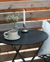 Steel Garden Bistro Set Black FIORI_929918