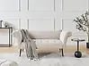Chaise longue NANTILLY Tela Beige claro