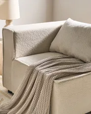Modular Corner Sofa 4 Seater AXEBO Boucle Off-White Left Hand_1075594