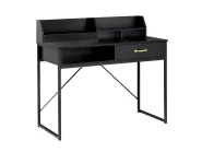 Polcos íróasztal ZYRA 110 cm 50 cm Fekete_1191700